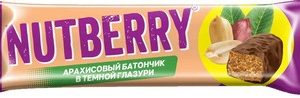 Батончик Нутберри Арахисовый в темной глазури 50г