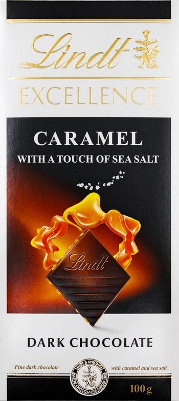 Шоколад Lindt Excellence карамель с морской солью 100г