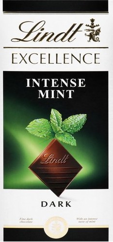 Шоколад Lindt Excellence мята 100г