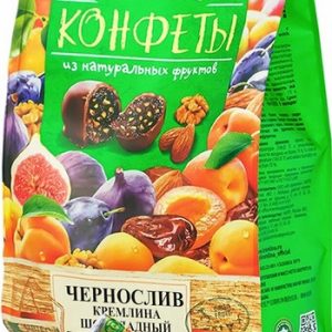 Конфеты Кремлина Чернослив с грецким орехом в шоколадной глазури м/у 500г