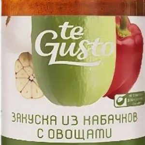 Закуска Те Густо из кабачков с овощами твист ст/б 380г