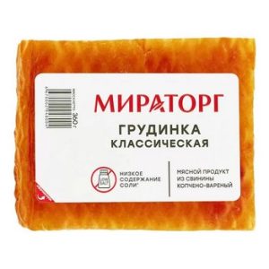 Грудинка Мираторг Классическая в/к в/у 360г