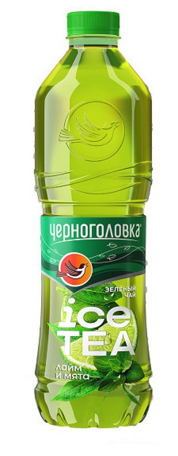 Чай холодный Черноголовка зеленый мята лайм пэт 0,5л
