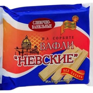 Вафли Петродиет сливочно-ванильные на сорбите 95г