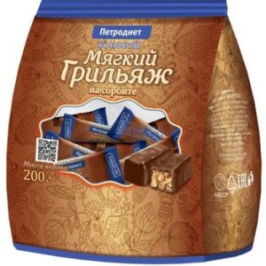 Конфеты Петродиет грильяжные на сорбите м/у 200г