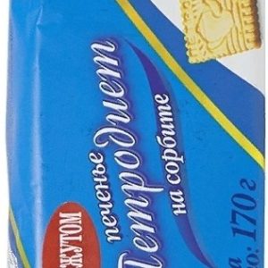 Печенье Петродиет с кунжутом на фруктозе 170г
