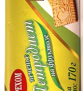 Печенье Петродиет с орехом на фруктозе 170г