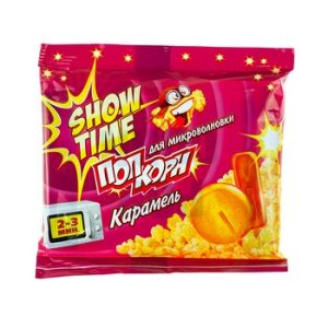Попкорн Шоу тайм СВЧ карамель 80г