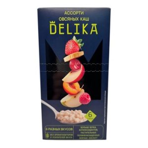 Каша Дэлика Ассорти овсяных каш к/у 6*40г/240г