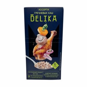 Каша Дэлика Ассорти гречневых каш к/у 6*40г/240г