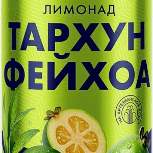 Напиток Черноголовка Тархун фейхоа сильногаз ж/б 0,45л