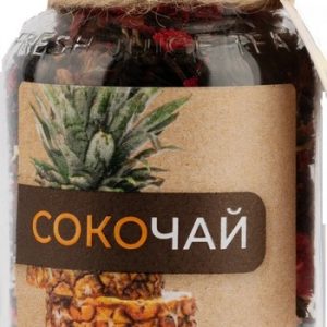 Чай Бифрутби Сокочай черный ананас, вишня, гранат и лемонграсс ст/б 130г