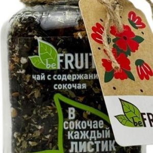 Чай Бифрутби Сокочай черный ананас, клубника, мята, мед и лимон ст/б 130г
