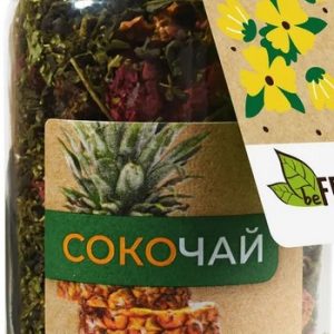 Чай Бифрутби Сокочай зеленый ананас, клубника и мята ст/б 65г