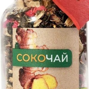 Чай Бифрутби Сокочай зеленый имбирь, апельсин и малина ст/б 65г