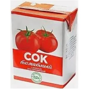 Сок Ширококарамышский томатный т/п 0,2л