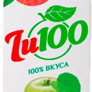 Нектар Джу100 персик яблоко т/п 1,95л