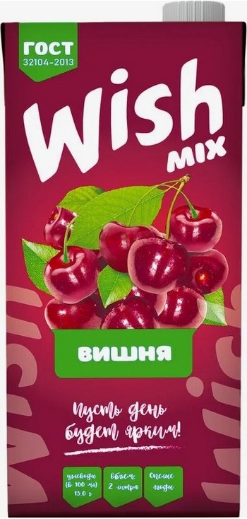 Нектар Виш микс вишня т/п 2л