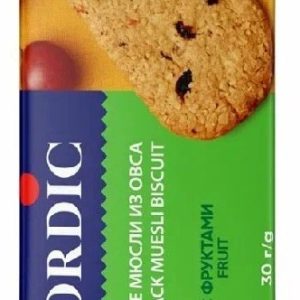 Печенье Нордик мюсли из овса с фруктами м/у 30г