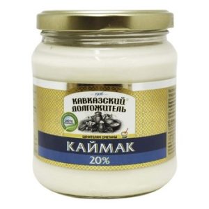 Каймак Кавказский долгожитель 20% ст/банка 400г без змж