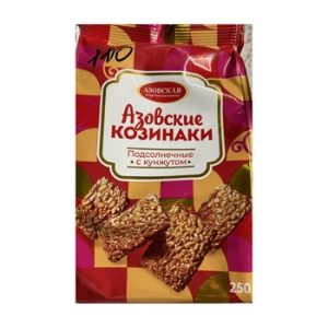 Козинак АКФ Азовские козинаки подсолнечный с кунжутом м/у 250г