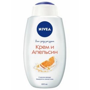 Гель д/душа Nivea Крем и Апельсин 600мл