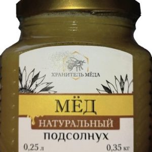 Мед Хранитель меда Подсолнух натуральный ст/б 350г
