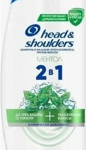Шампунь Head&Shoulders 2в1 Ментол 360мл