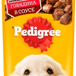 Корм д/щенков Pedigree говядина с соусе м/у 85г