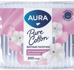 Палочки ватные Aura м/у 200шт