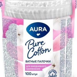 Палочки ватные Aura п/б 100шт