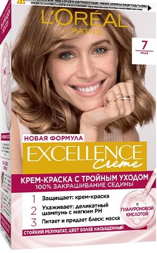 Краска д/волос Loreal Excellence №7 русый