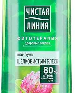 Шампунь Чистая линия Шелковистый блеск д/окраш волос 400мл