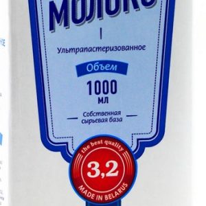 Молоко Милкавита ультрапаст т/п 3,2% 1л без змж