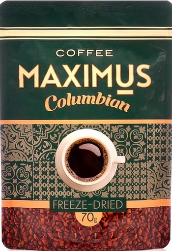 Кофе Maximus Columbian раств м/у 70г