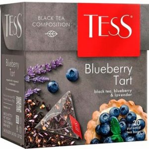 Чай Tess Blueberry Tart черный пирамидки 20*1,8г