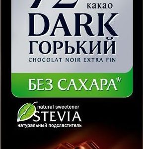 Шоколад Победа горький 72% б/сахара 100г