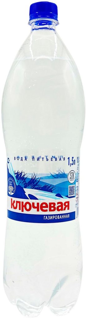 Вода Ключевая сильногаз пэт 1,5л