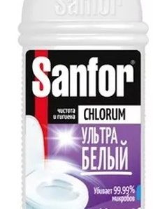 Средство д/ван/унитаз.Sanfor ультра белый 750г