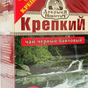 Чай Добрыня Никитич Крепкий черн среднелист к/у 90г
