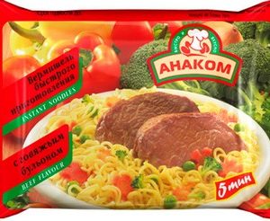 Вермишель Анаком с говяжим бульоном м/у 60г