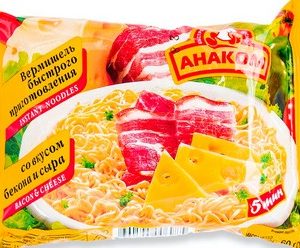 Вермишель Анаком со вкус бекона и сыра м/у 60г