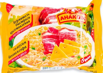 Вермишель Анаком со вкус бекона и сыра м/у 60г
