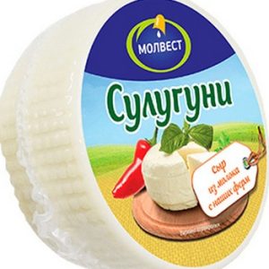 Сыр Молвест Сулугуни пленка 300г без змж