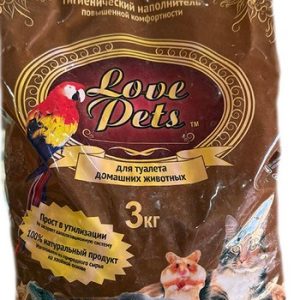 Гигиен наполнитель Love Pets древесный 3кг