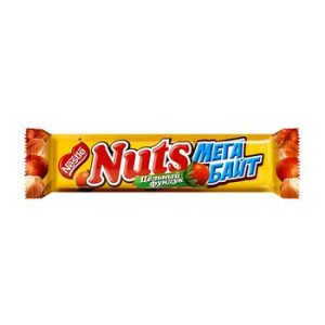 Батончик Nestle Nuts Мега байт 66г
