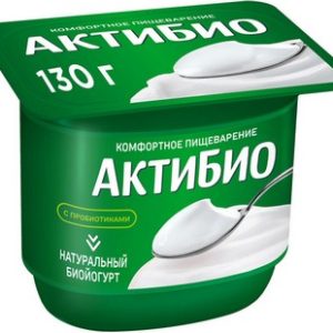 Биойогурт Данон АктиБио натуральная 3,5% 130г без змж