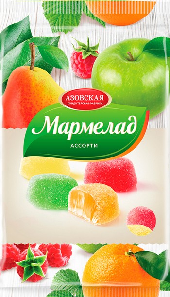 Мармелад АКФ желейный ассорти 300г