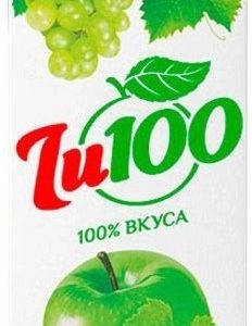 Нектар Джу100 яблочно-виноградный т/п 1л