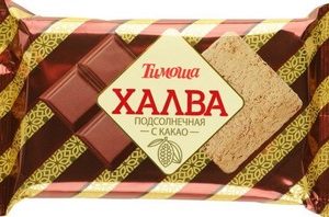Халва Тимоша подсолнечная с какао м/у 250г